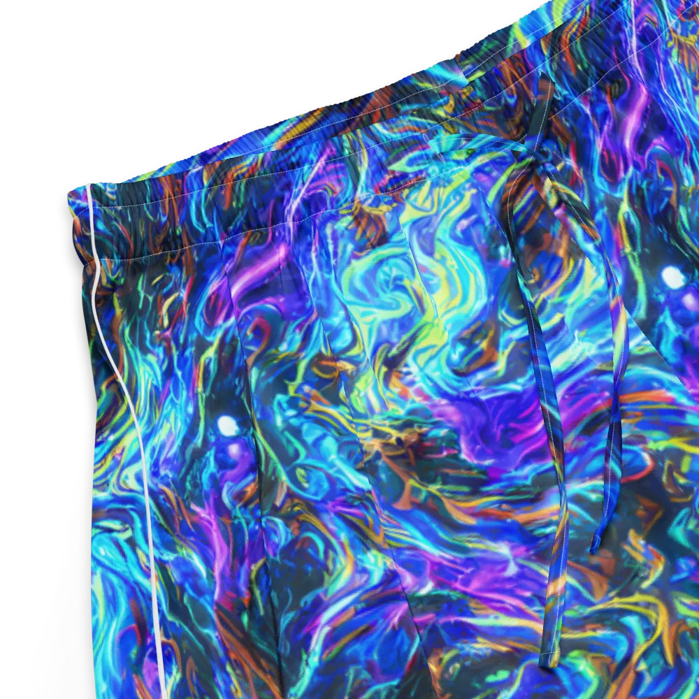 Neon Oceanus on Women's Pajama Shorts — Product details