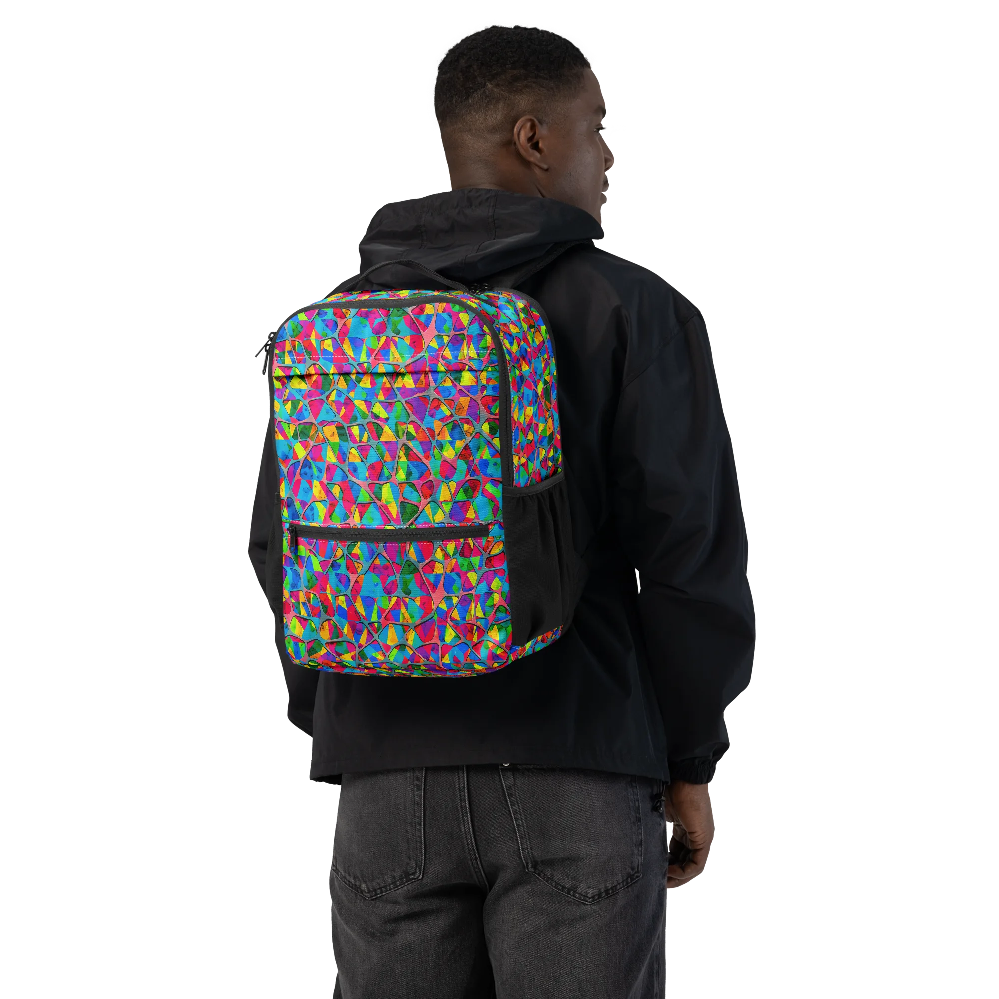 Chromatic Web on Utility Backpack — Back