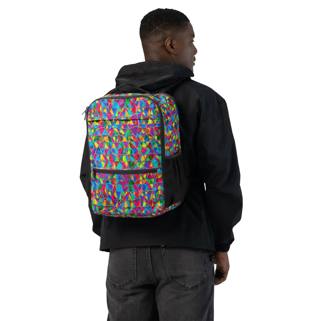 Chromatic Web on Utility Backpack — Back