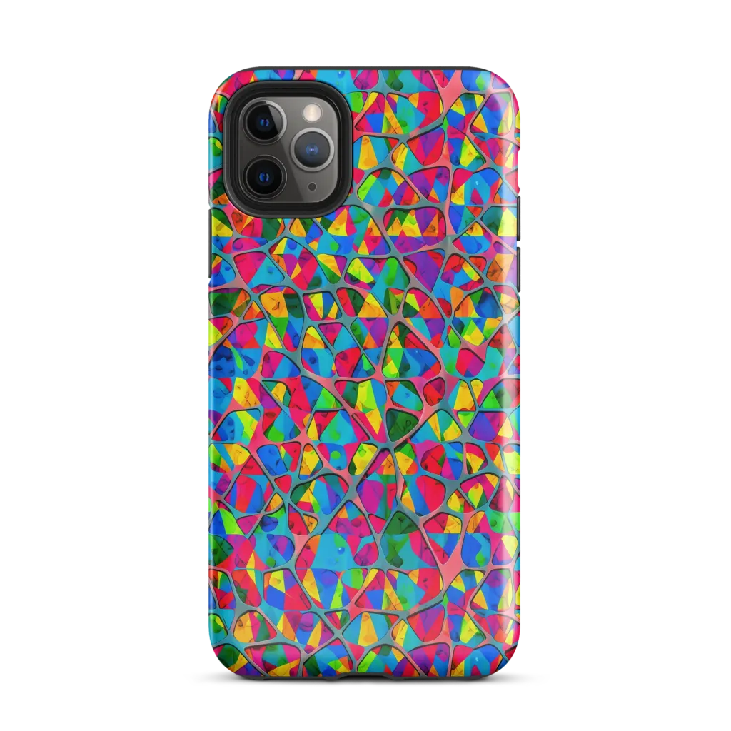 Chromatic Web on Tough Case for iPhone® — Front