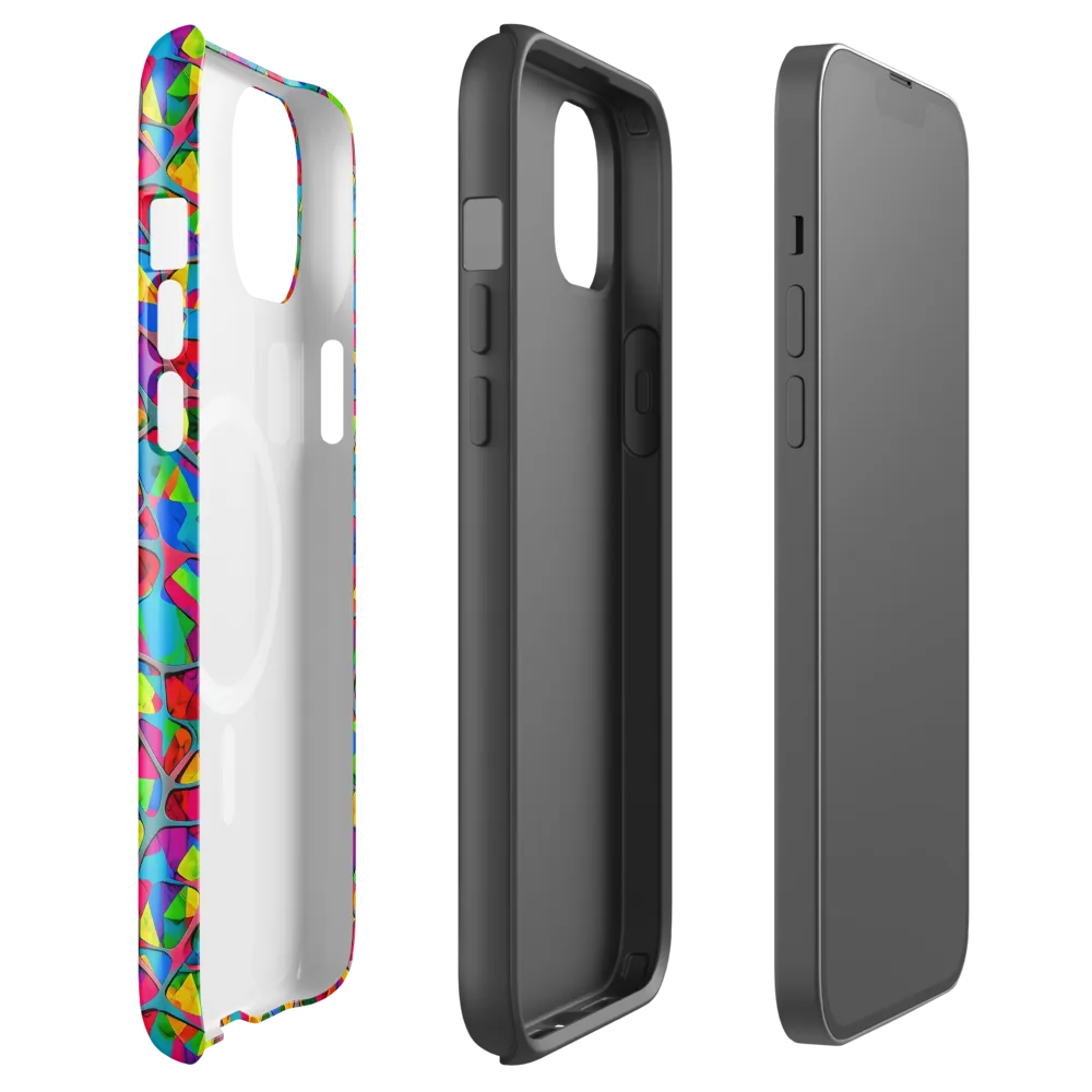 Chromatic Web on MagSafe Tough Case for iPhone® — Front