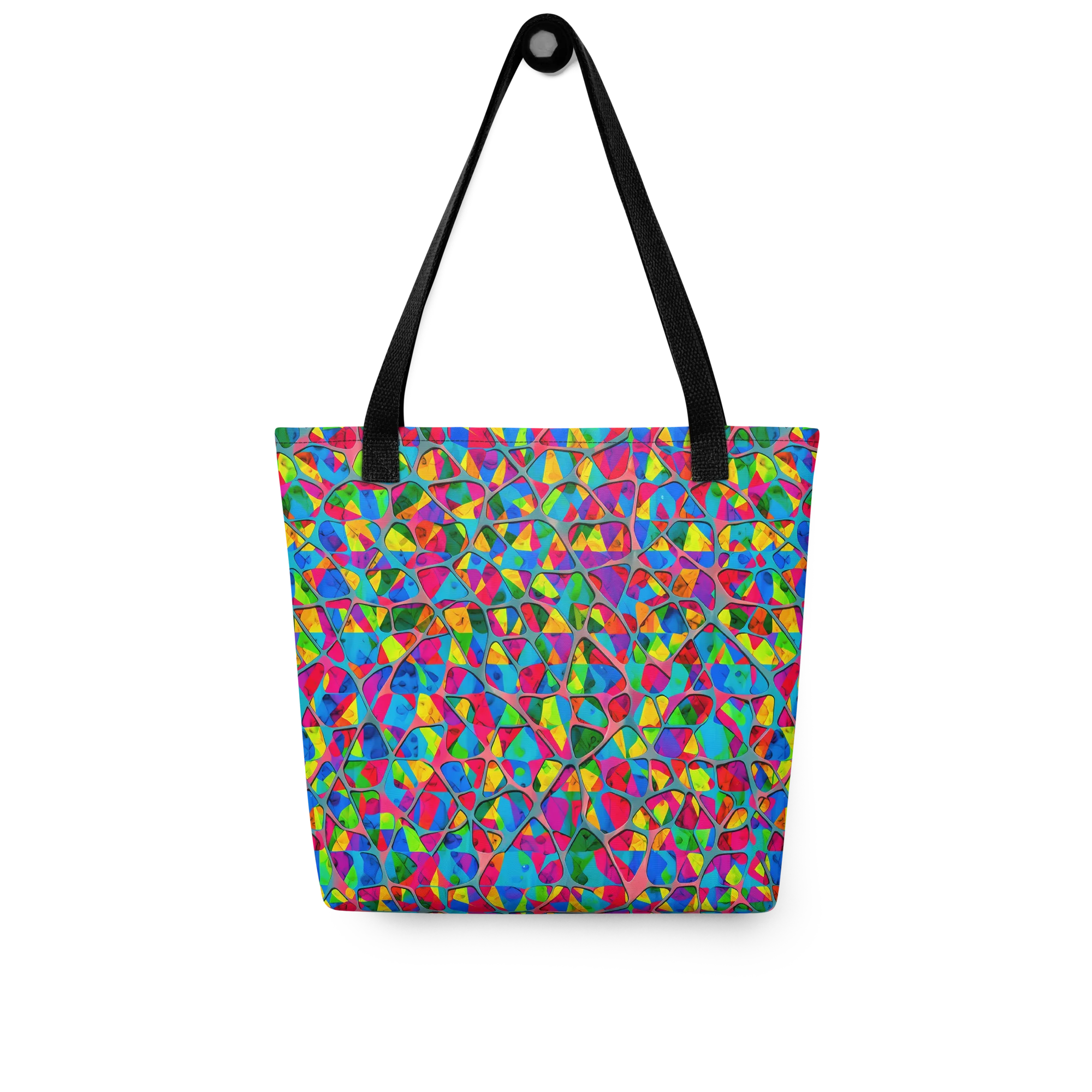 Chromatic Web on Tote Bag — Front