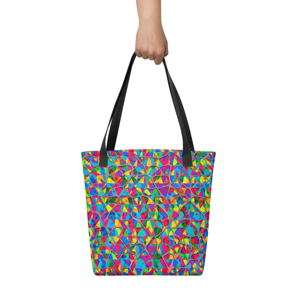 Chromatic Web on Tote Bag — Front