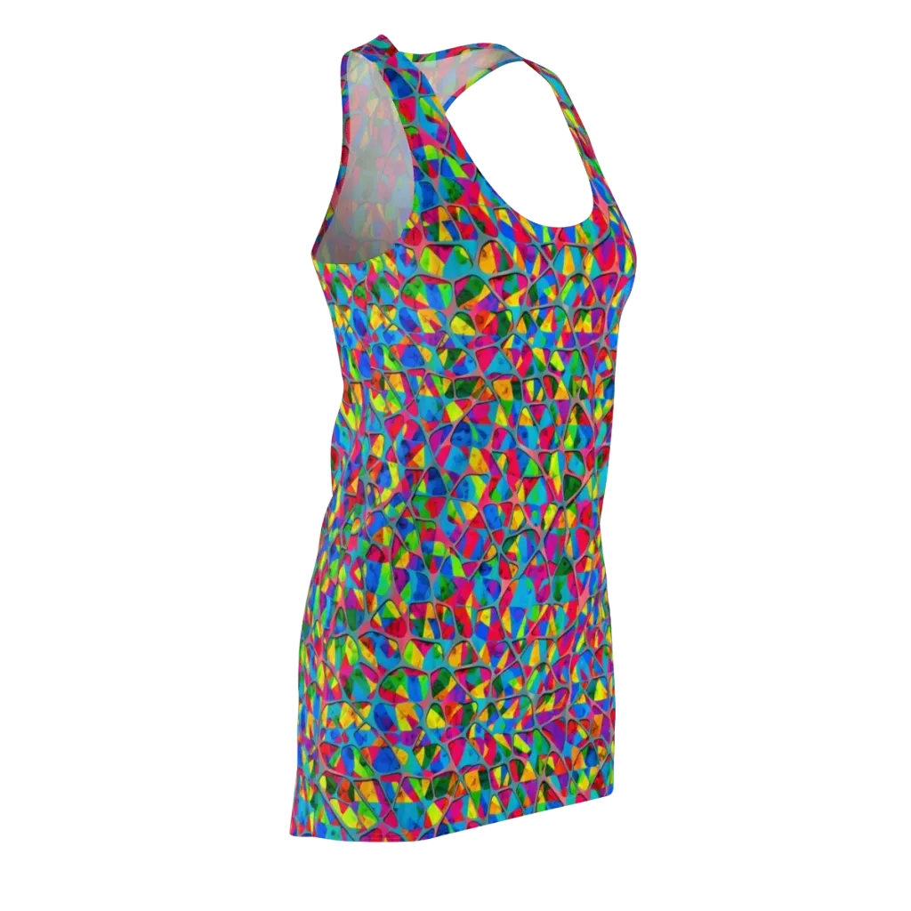 Chromatic Web on Racerback Dress — Front Side