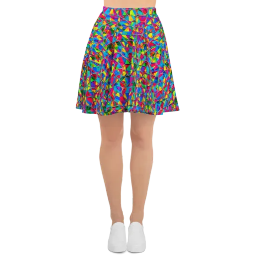 Chromatic Web on a Skater Skirt