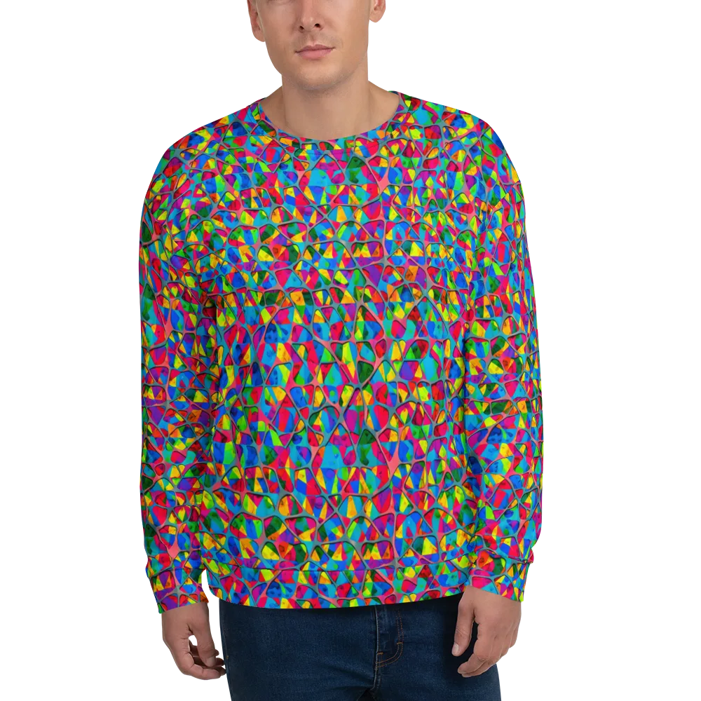 Chromatic Web on Sweatshirt — Front