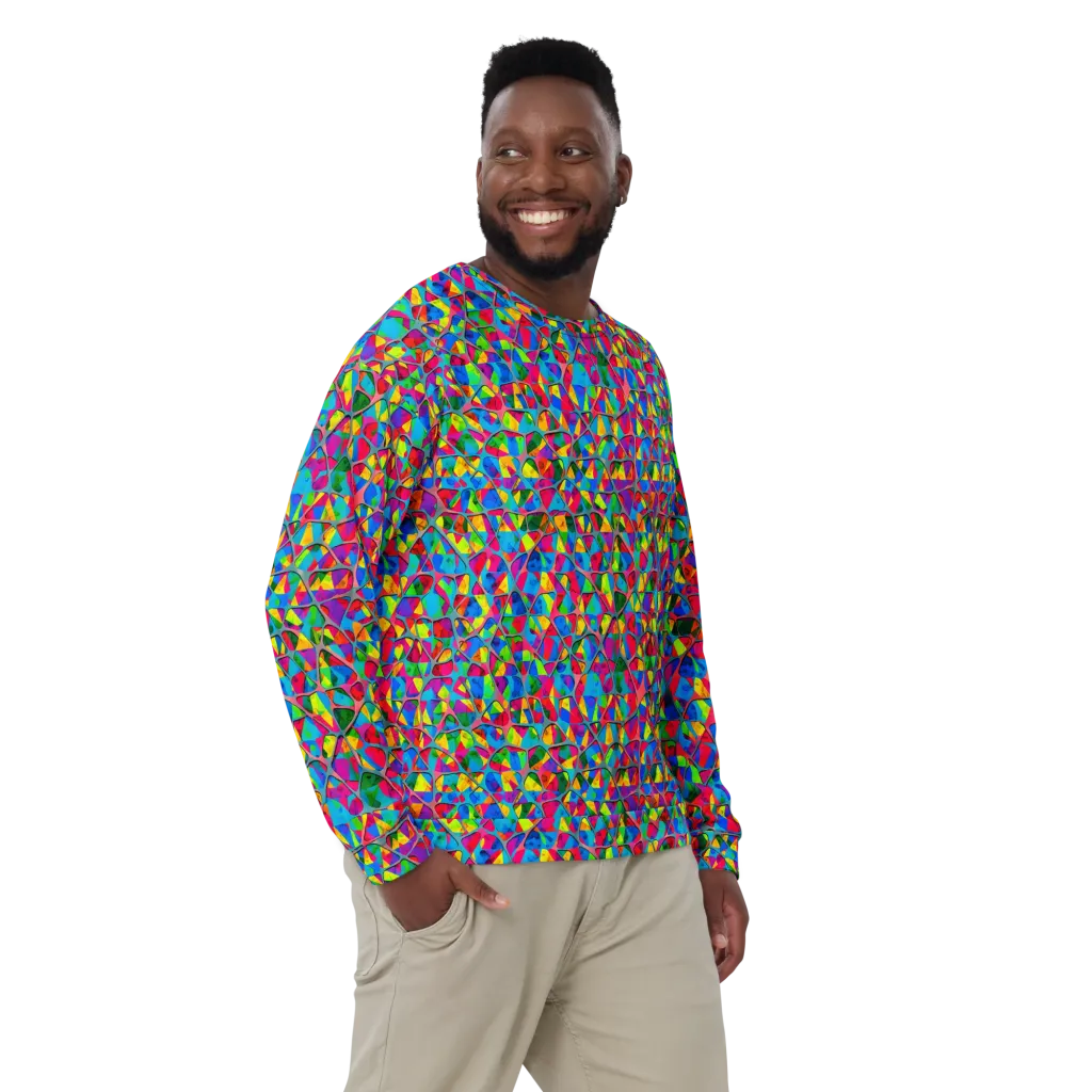 Chromatic Web on Sweatshirt — Front
