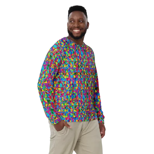 Chromatic Web on a Sweatshirt