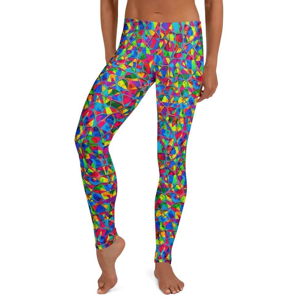 Chromatic Web on Leggings — Front