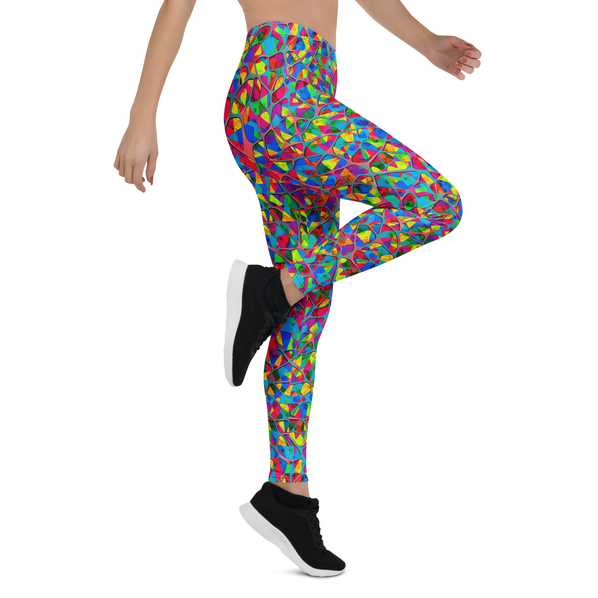 Chromatic Web on Leggings — Right