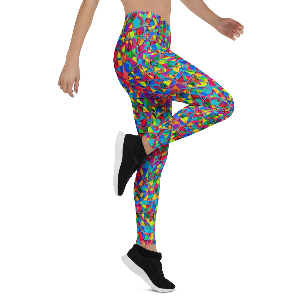 Chromatic Web on Leggings — Right