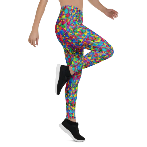 Chromatic Web on a Leggings