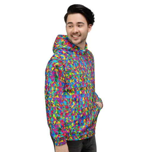 Chromatic Web on a Hoodie