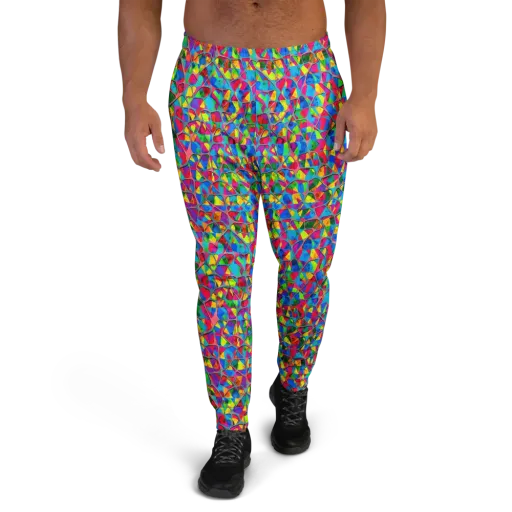 Chromatic Web on a Men's Joggers