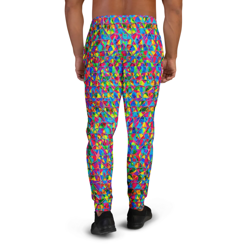 Chromatic Web on Men's Joggers — Back