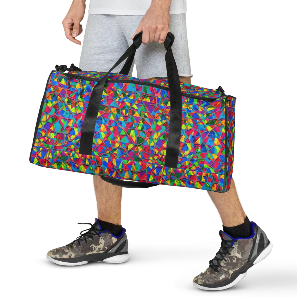 Chromatic Web on Duffle Bag — Front