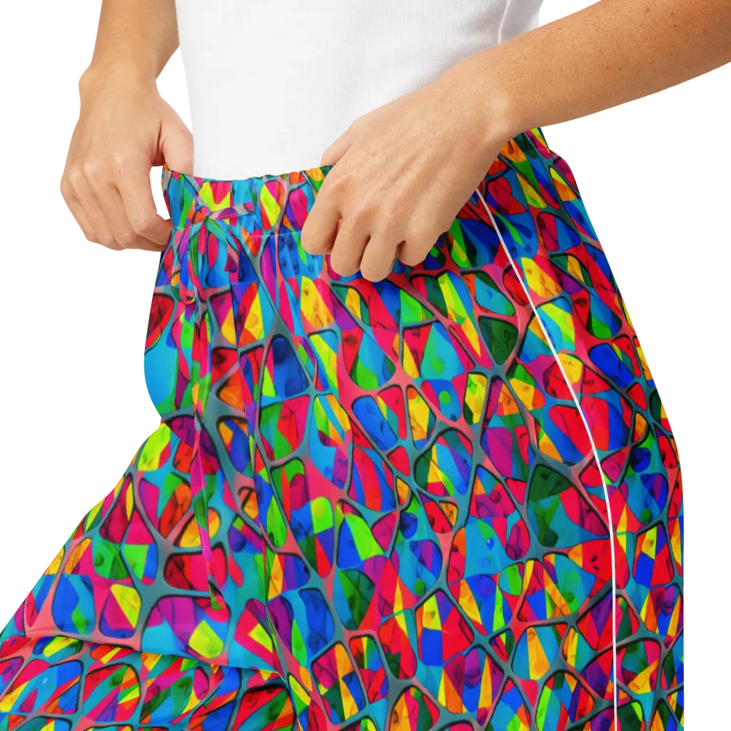 Chromatic Web on Women's Pajama Pants — Product details