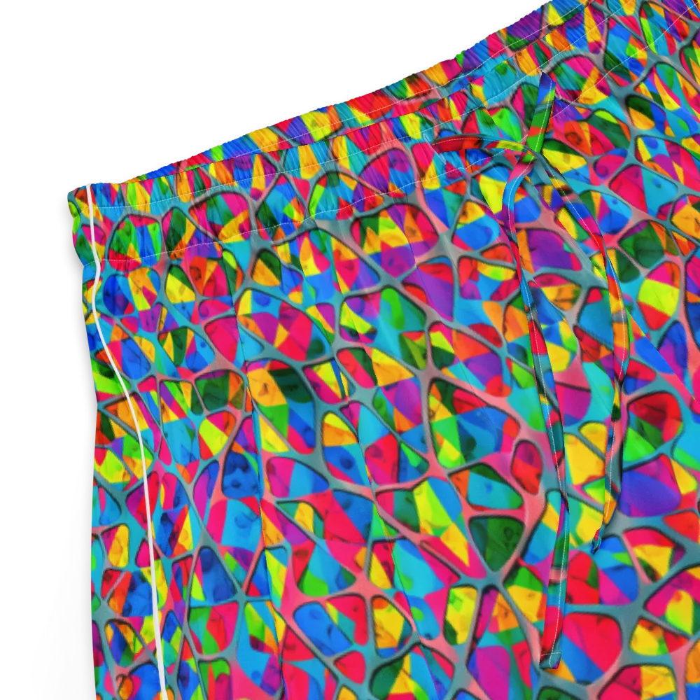 Chromatic Web on Women's Pajama Shorts — Product details
