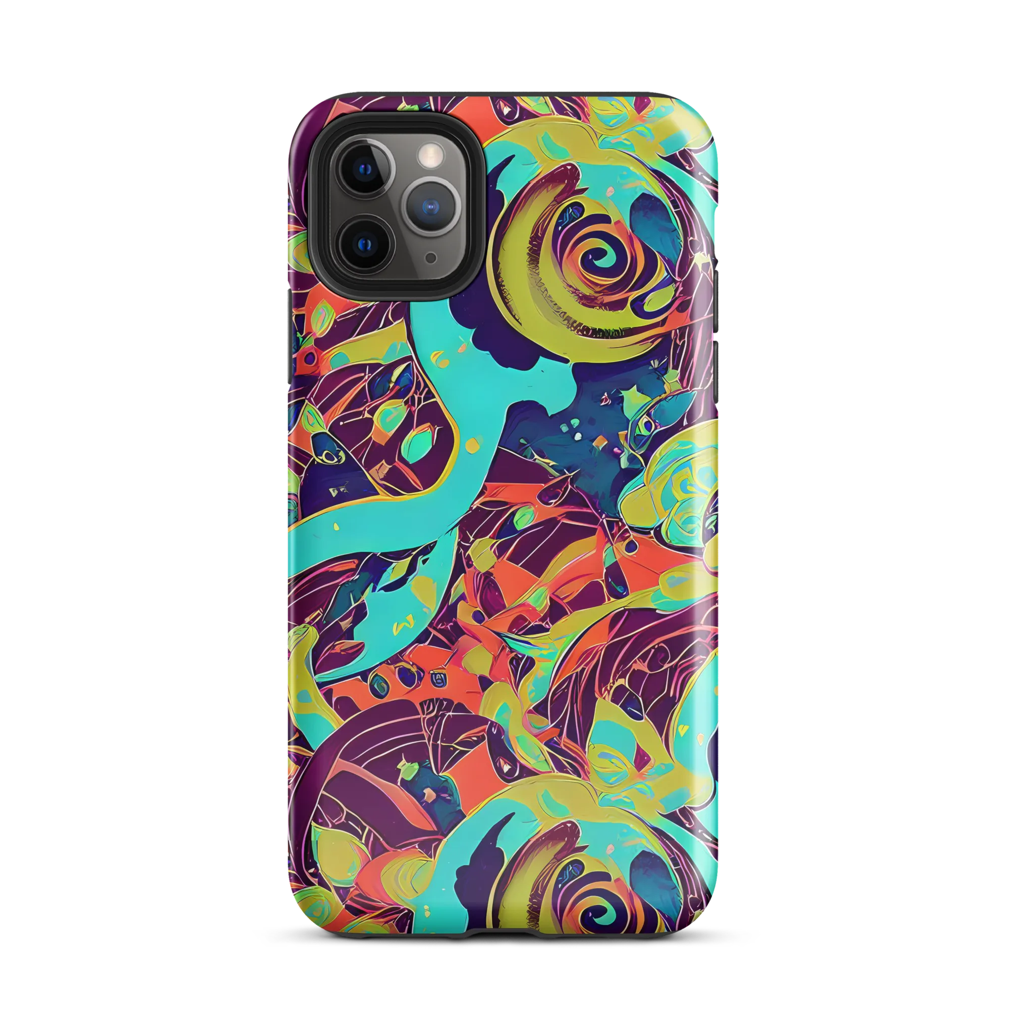 Vivid Spiral Tide on Tough Case for iPhone® — Front
