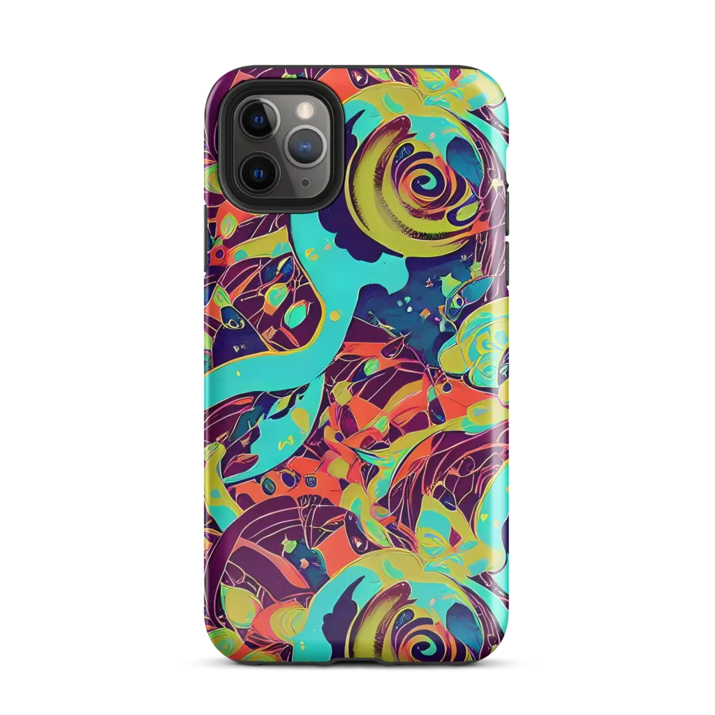 Vivid Spiral Tide on Tough Case for iPhone® — Front