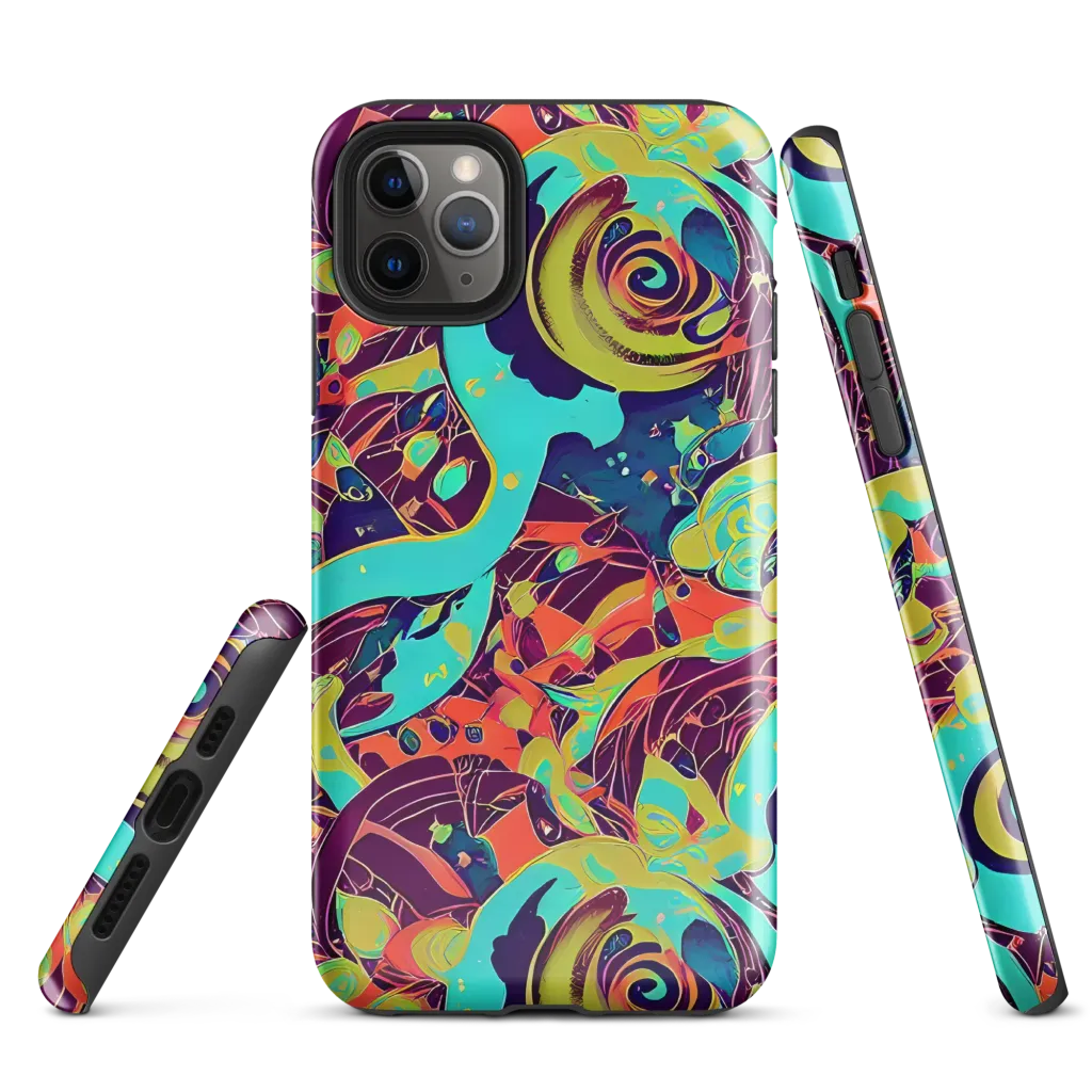 Vivid Spiral Tide on Tough Case for iPhone® — Front