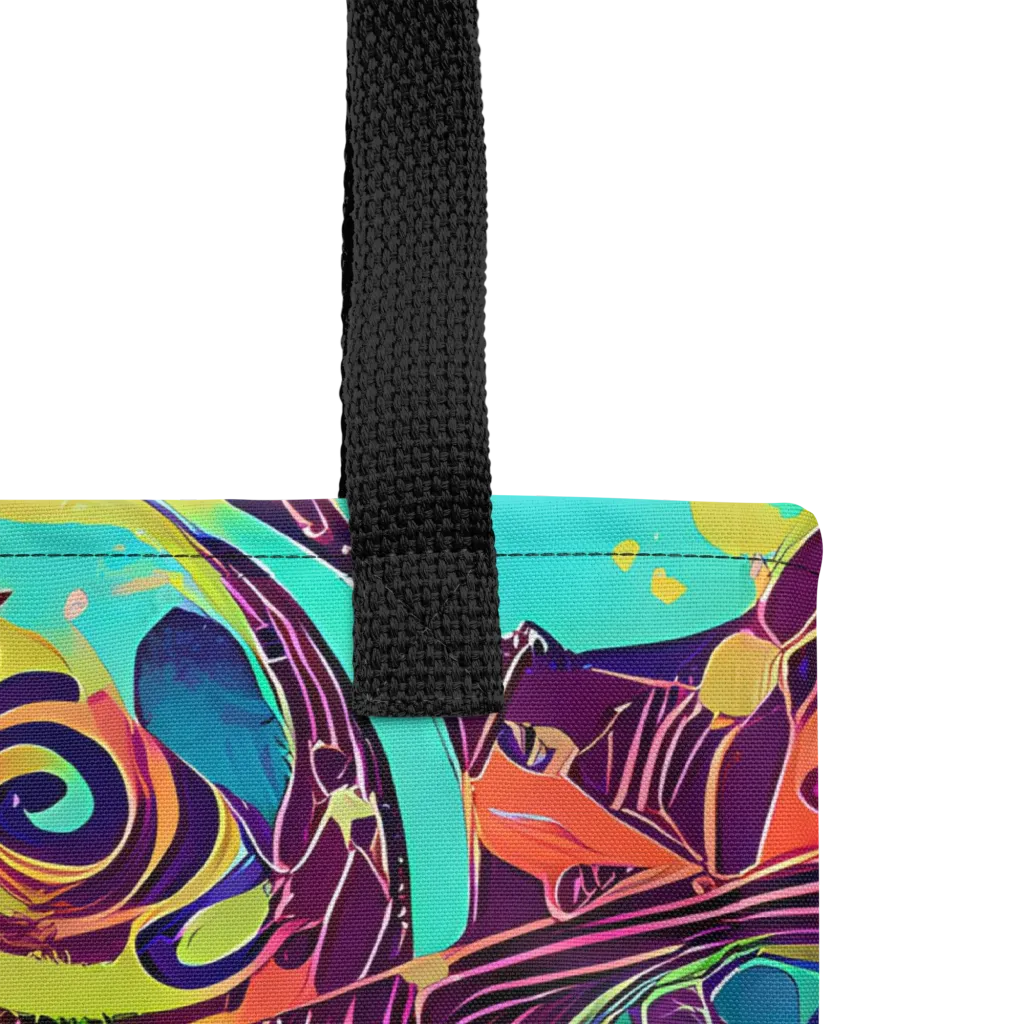 Vivid Spiral Tide on Tote Bag — Product details