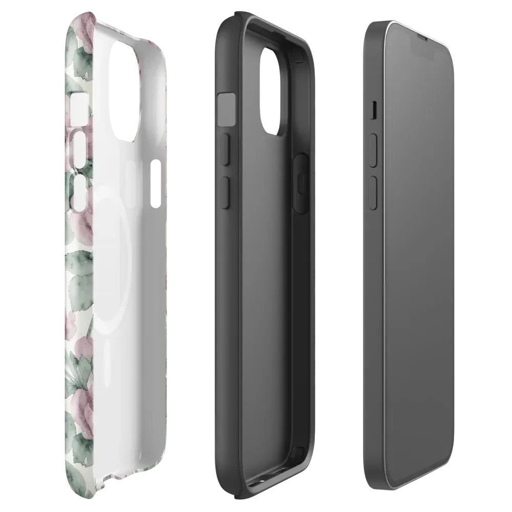 Blush Herbarium on MagSafe Tough Case for iPhone® — Front