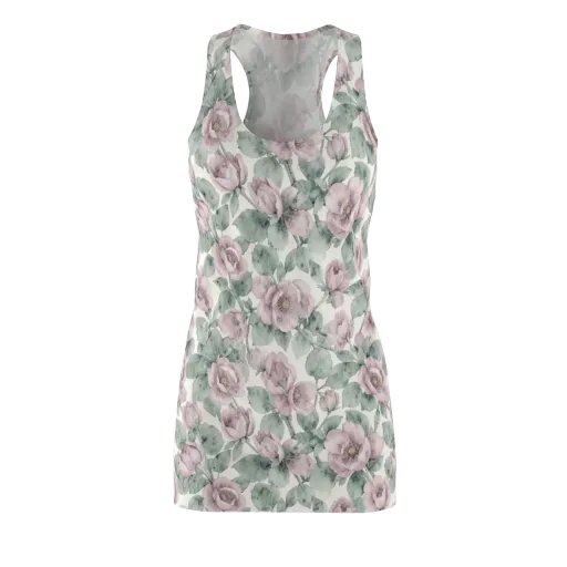 Blush Herbarium on a Racerback Dress