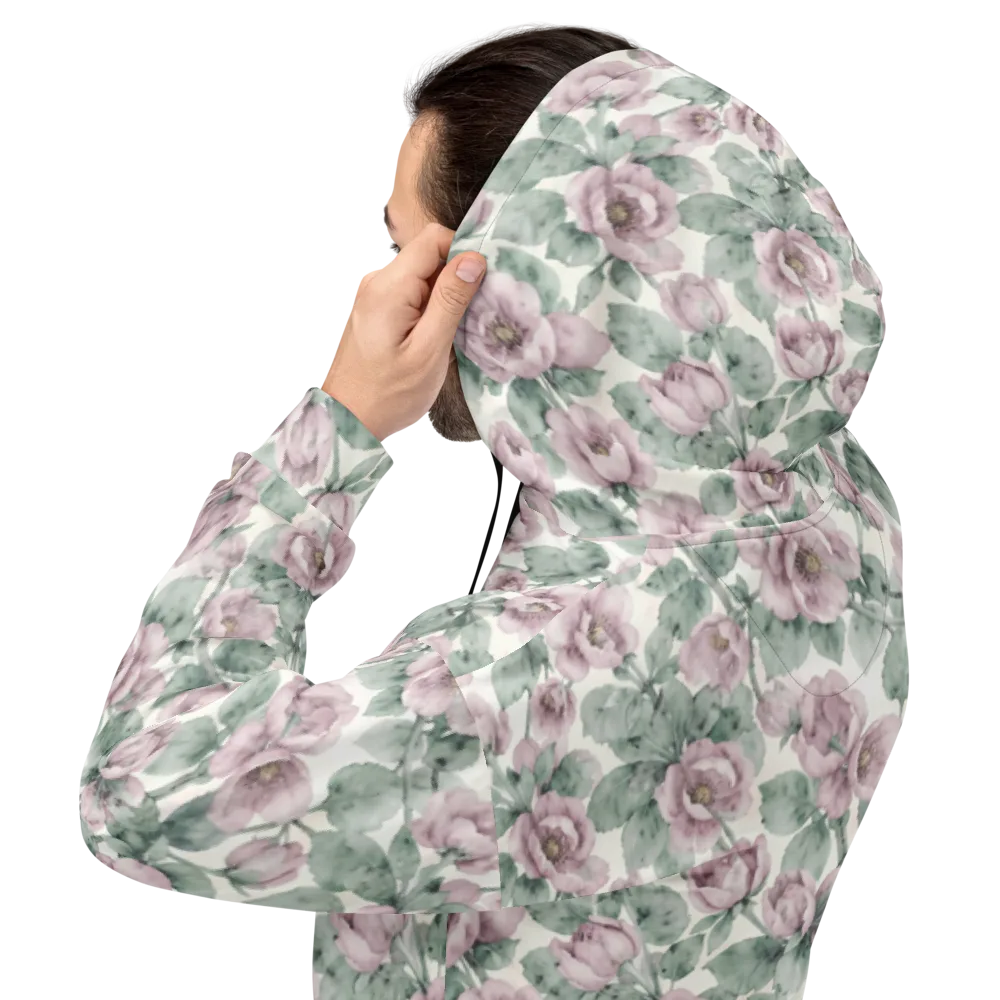 Blush Herbarium on Hoodie — Back
