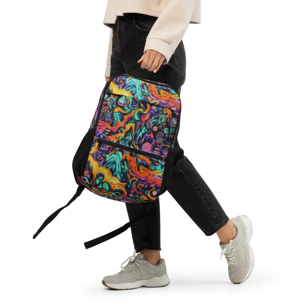 Saturated Dreams on Utility Backpack — Front