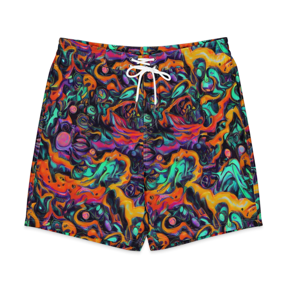 Saturated Dreams on Men's Board Shorts — Front