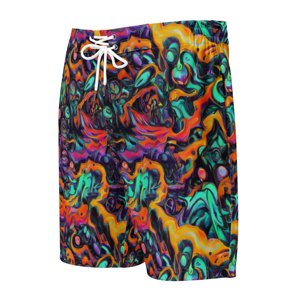 Saturated Dreams on Men's Board Shorts — Front