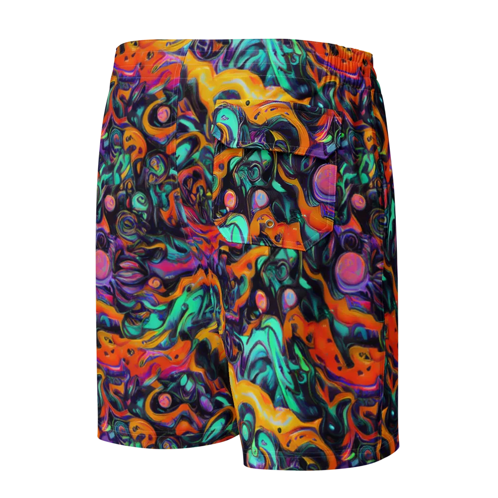 Saturated Dreams on Men's Board Shorts — Back