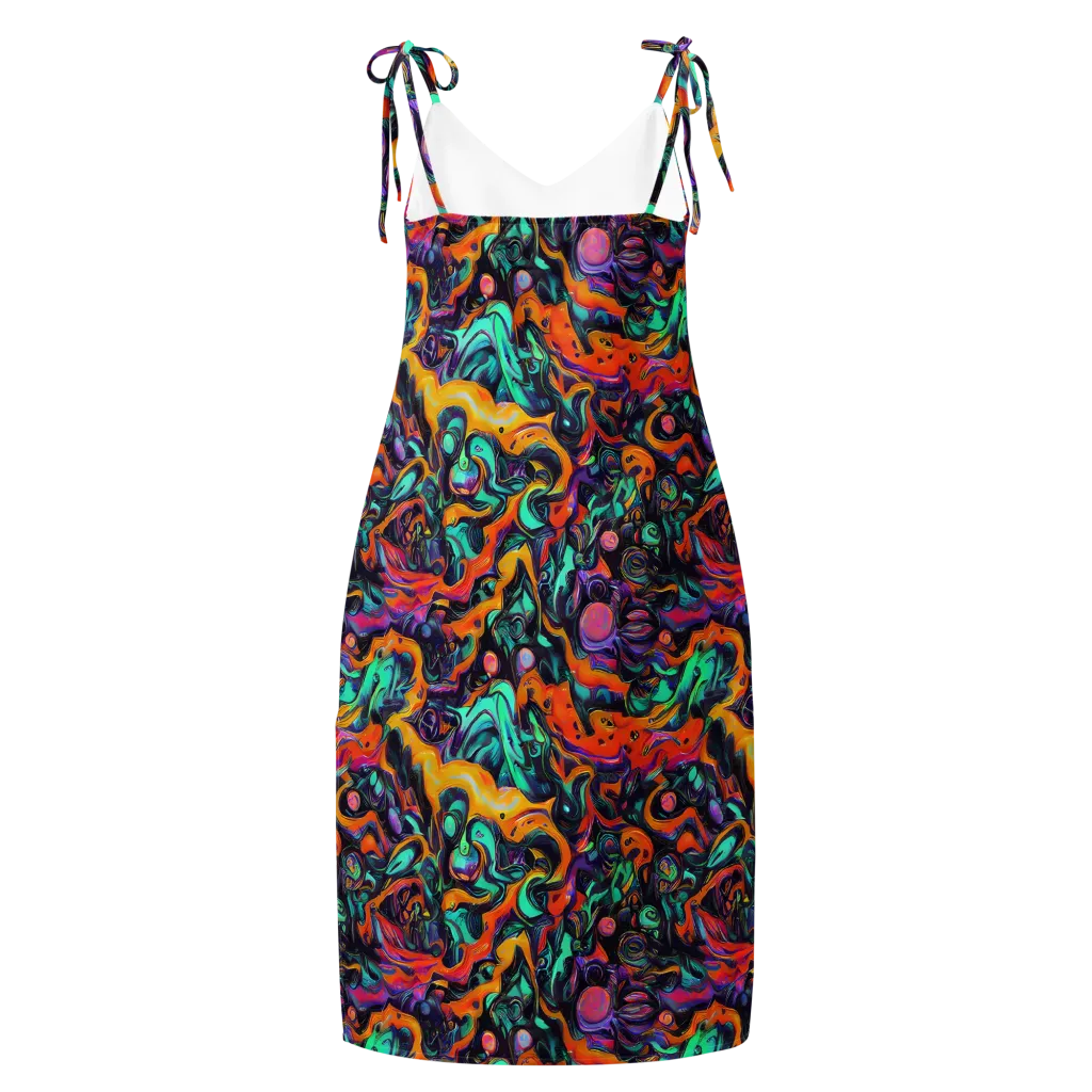 Saturated Dreams on Slip Dress — Back