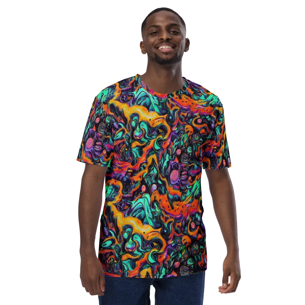 Saturated Dreams on Men's Crew Neck T-Shirt — Front