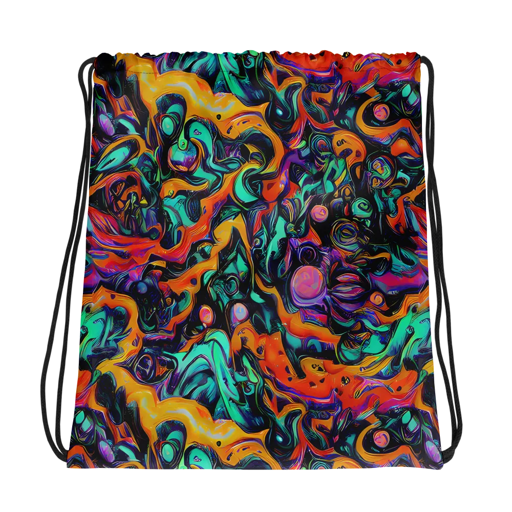 Saturated Dreams on Drawstring Bag — Photo