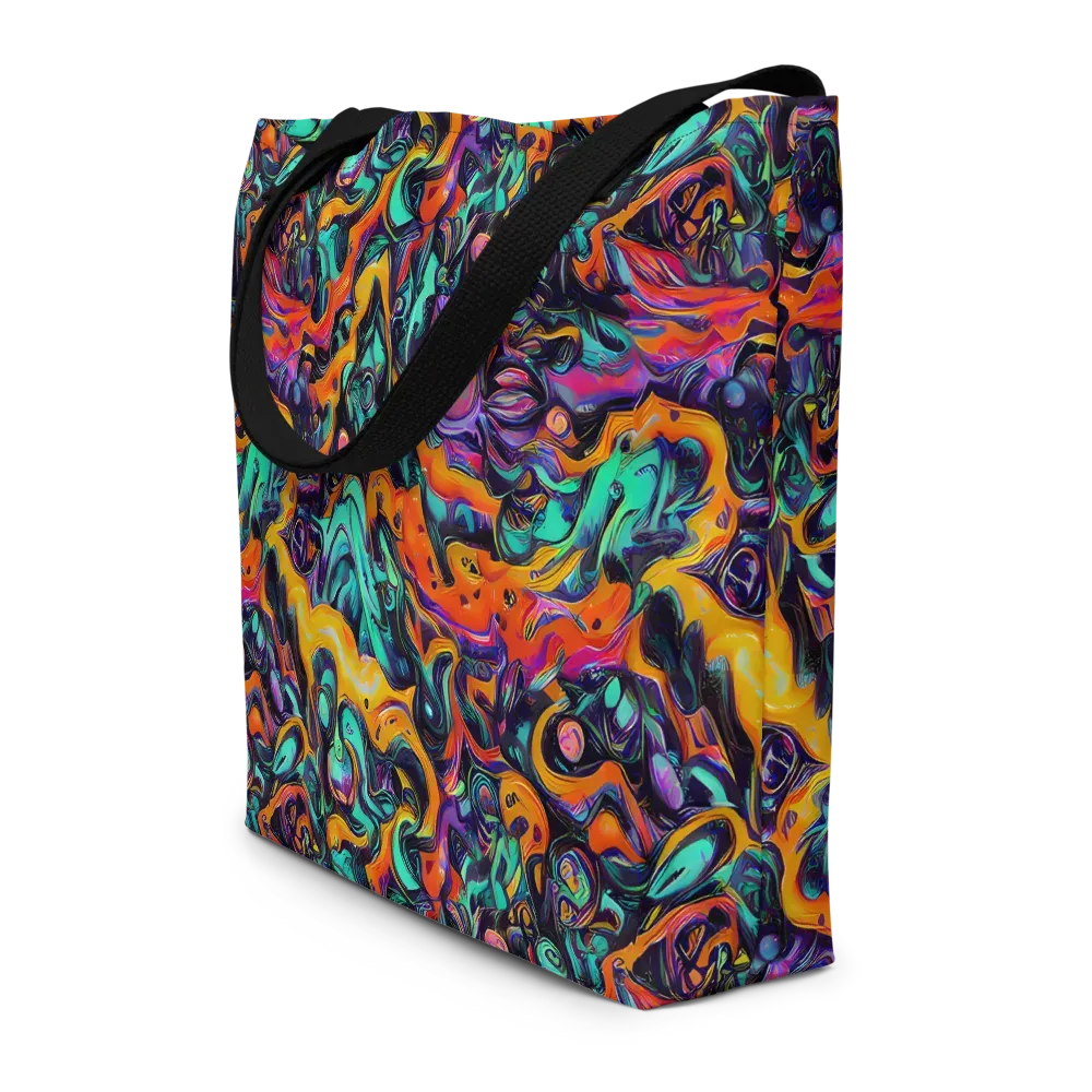 Saturated Dreams on Large Tote Bag W/ Pocket — Front