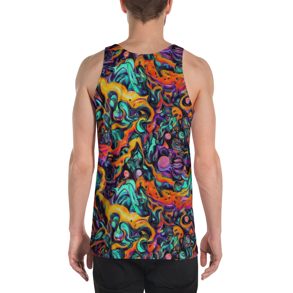 Saturated Dreams on Men's Tank Top — Back