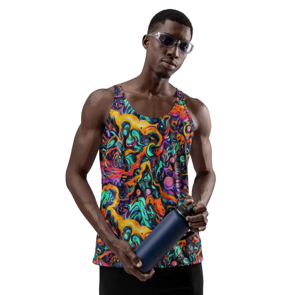 Saturated Dreams on Men's Tank Top — Front