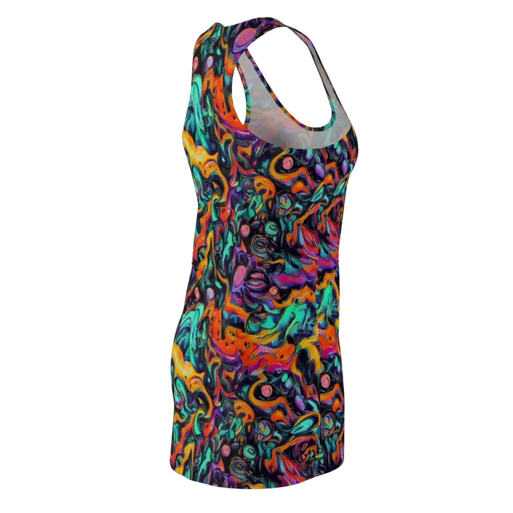 Saturated Dreams on Racerback Dress — Back Side
