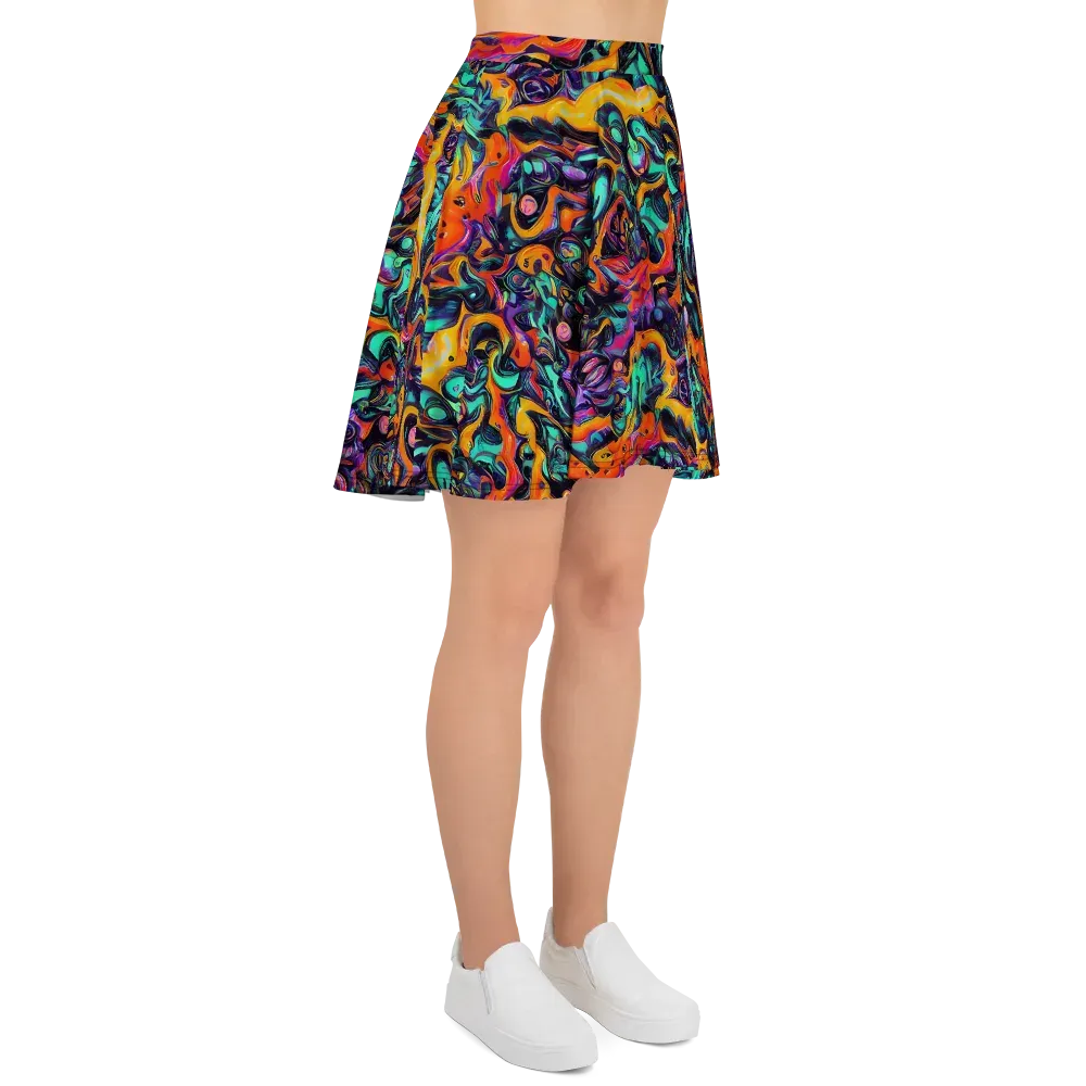 Saturated Dreams on Skater Skirt — Right