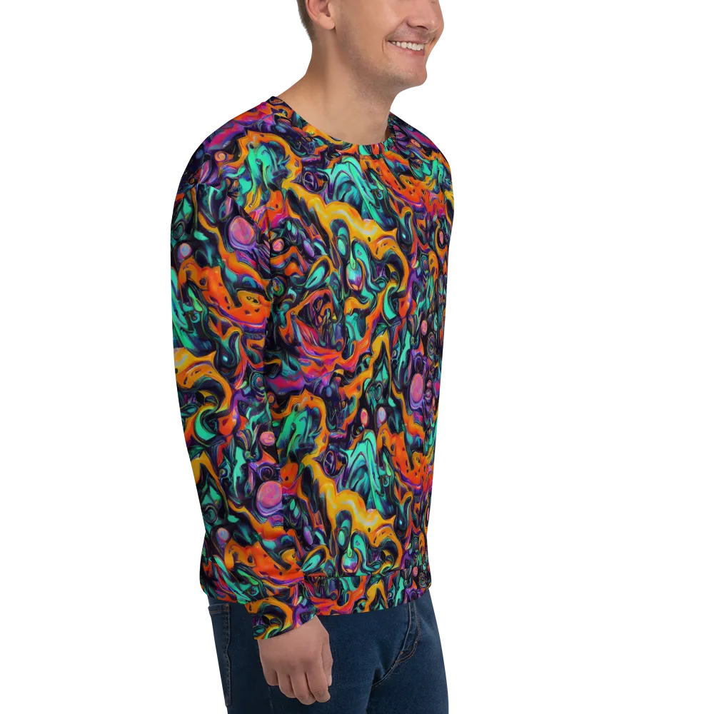 Saturated Dreams on Sweatshirt — Right Front