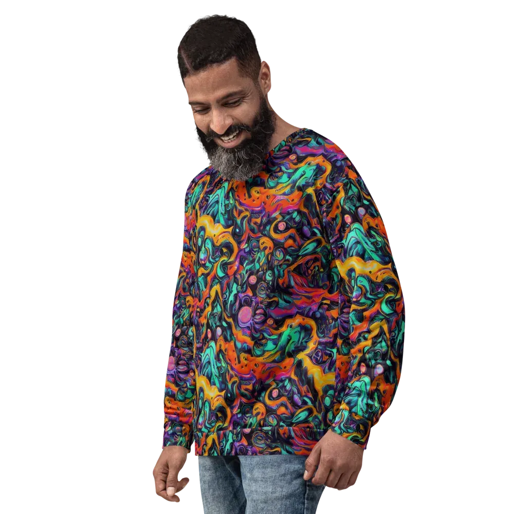 Saturated Dreams on Sweatshirt — Left Front