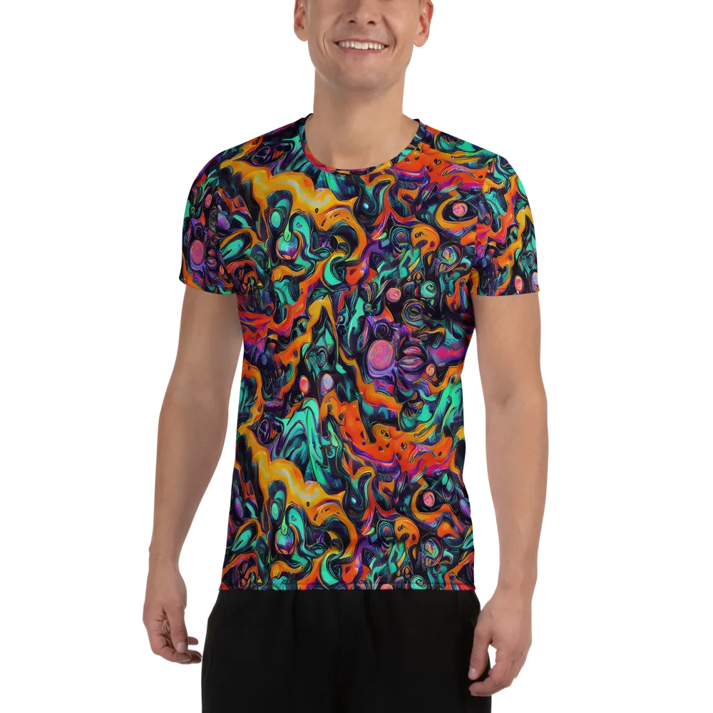 Saturated Dreams on Men's Athletic T-Shirt — Front