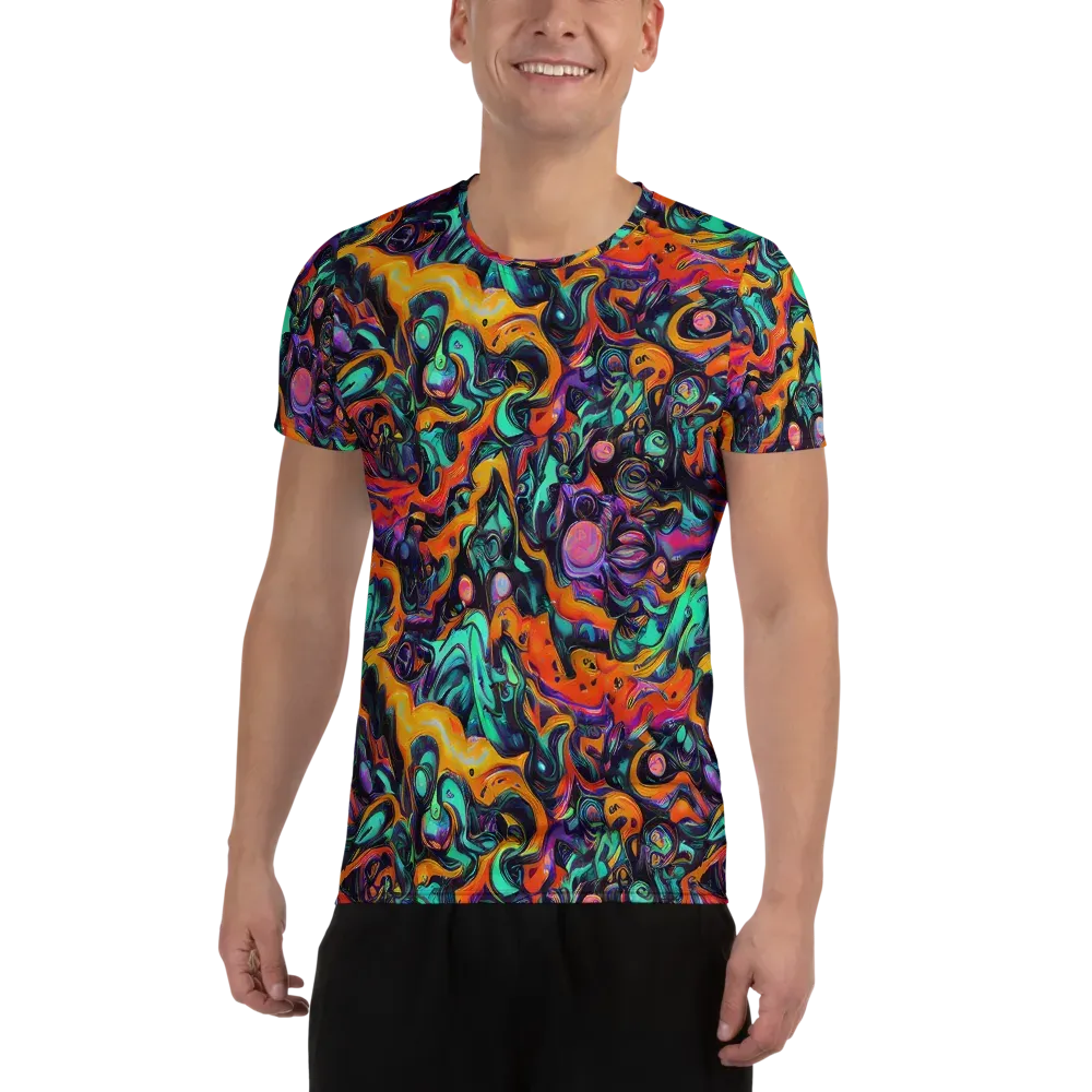 Saturated Dreams on Men's Athletic T-Shirt — Front