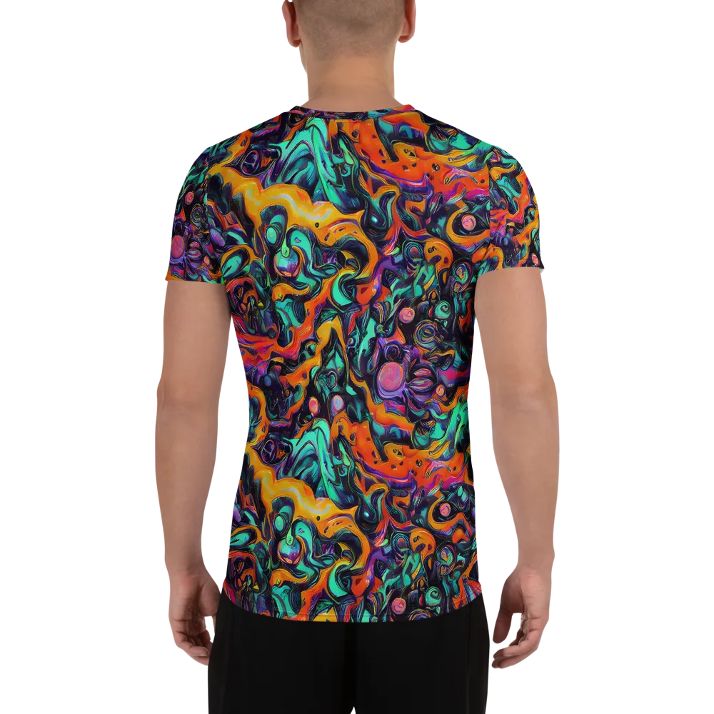 Saturated Dreams on Men's Athletic T-Shirt — Back