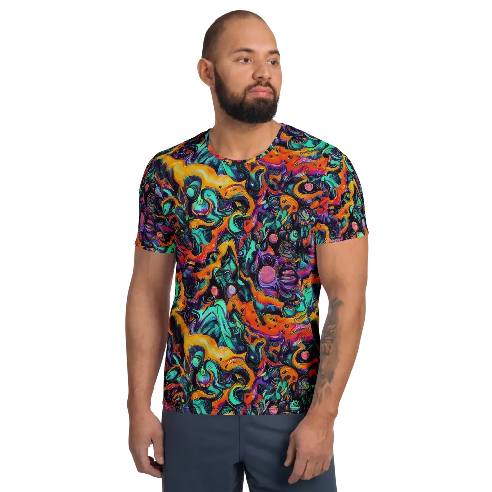 Saturated Dreams on Men's Athletic T-Shirt — Front