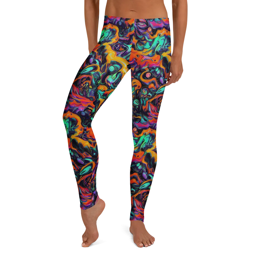 Saturated Dreams on Leggings — Front