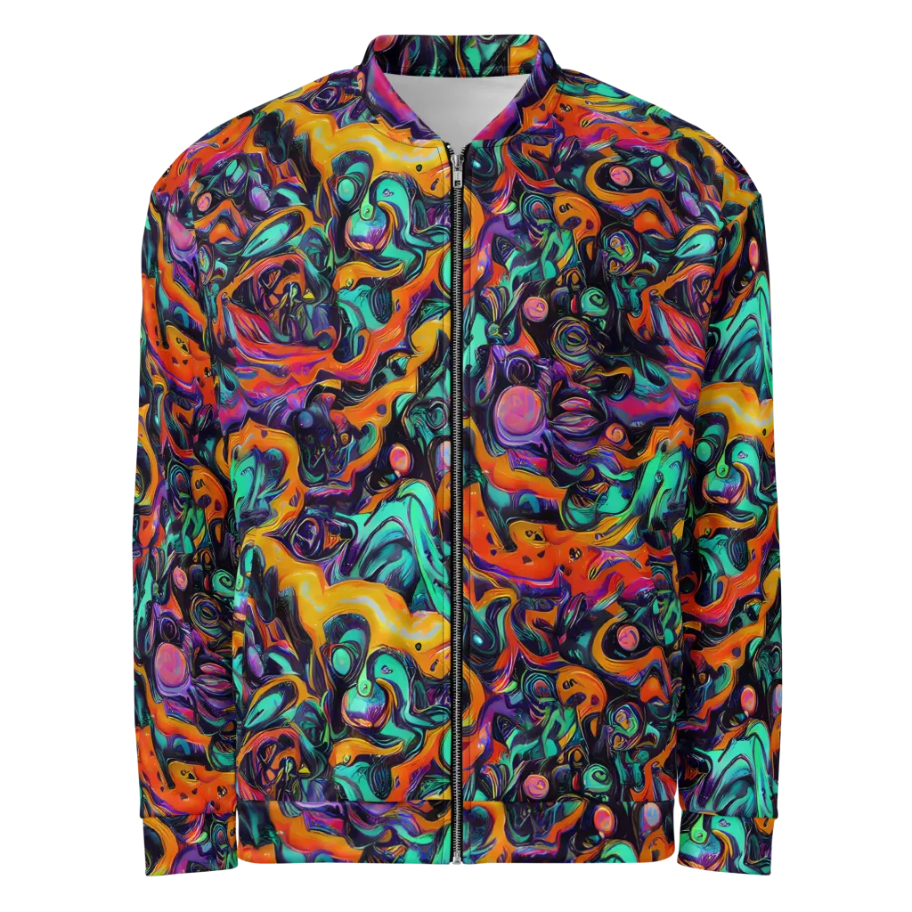 Saturated Dreams on Bomber Jacket — Front