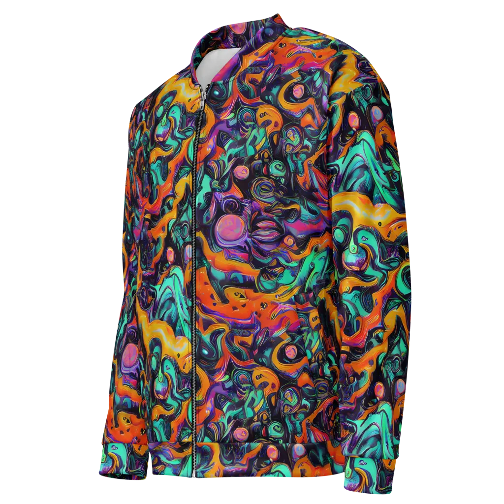 Saturated Dreams on Bomber Jacket — Left Front